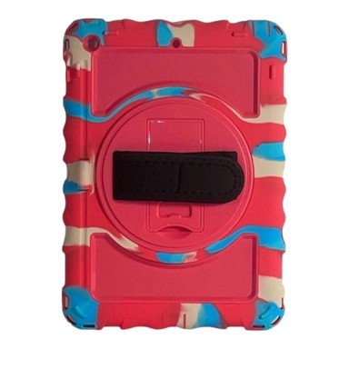 NIKCORP Oklopna zaštitna maska za iPad 10.2" (2019/2020) sa stalkom elegantna futrola s funkcijom buđenja i spavanja, roza